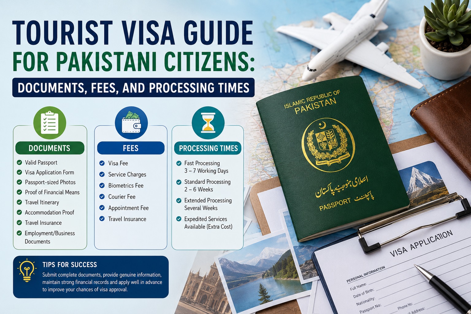 Pakistani Citizens Tourist Visa Guide: Documents, Fees & Processing Time Introduction